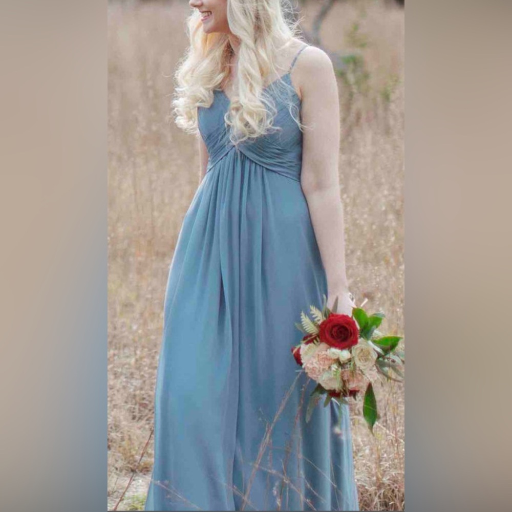 🔵”NWT” CHIC Blue Sleeveless Many Occasions Dress/Gown
